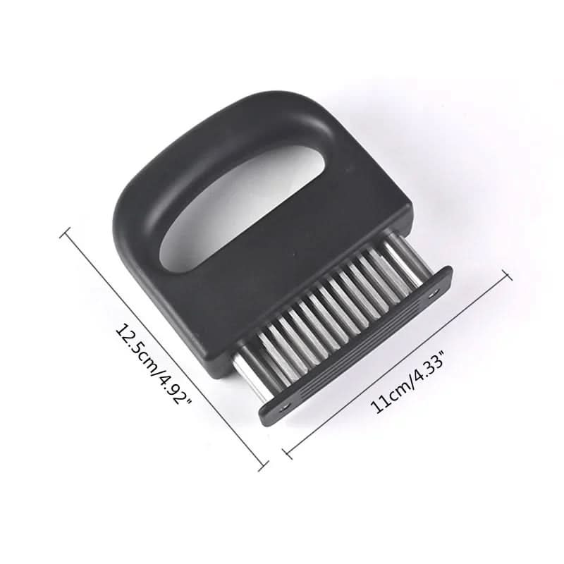 Meat Tenderizer with 48 Stainless Steel Blades – Easy & Safe Use