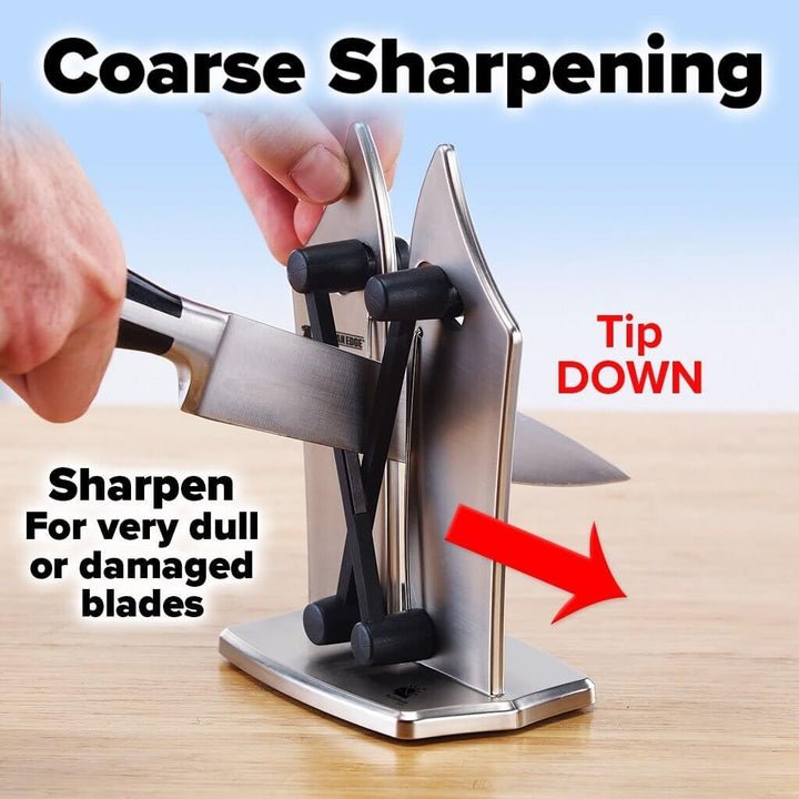 Precision Knife Sharpener - Effortless Razor-Sharp Blades for All Knives