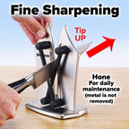 Precision Knife Sharpener - Effortless Razor-Sharp Blades for All Knives