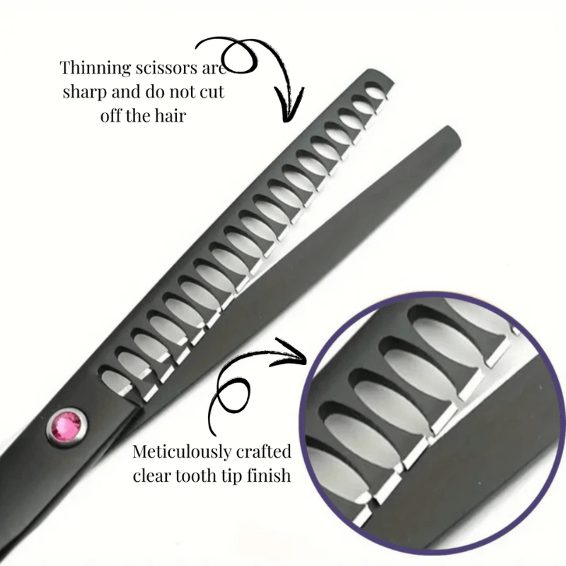 SNIPPAW – Professional Pet Grooming Scissors Set for Safe & Precise Fur Care