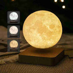 Floating Magnetic Moon Lamp with 3D Print and LED Lighting