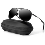 Joey Polarized Aviator Sunglasses with UV400 Protection