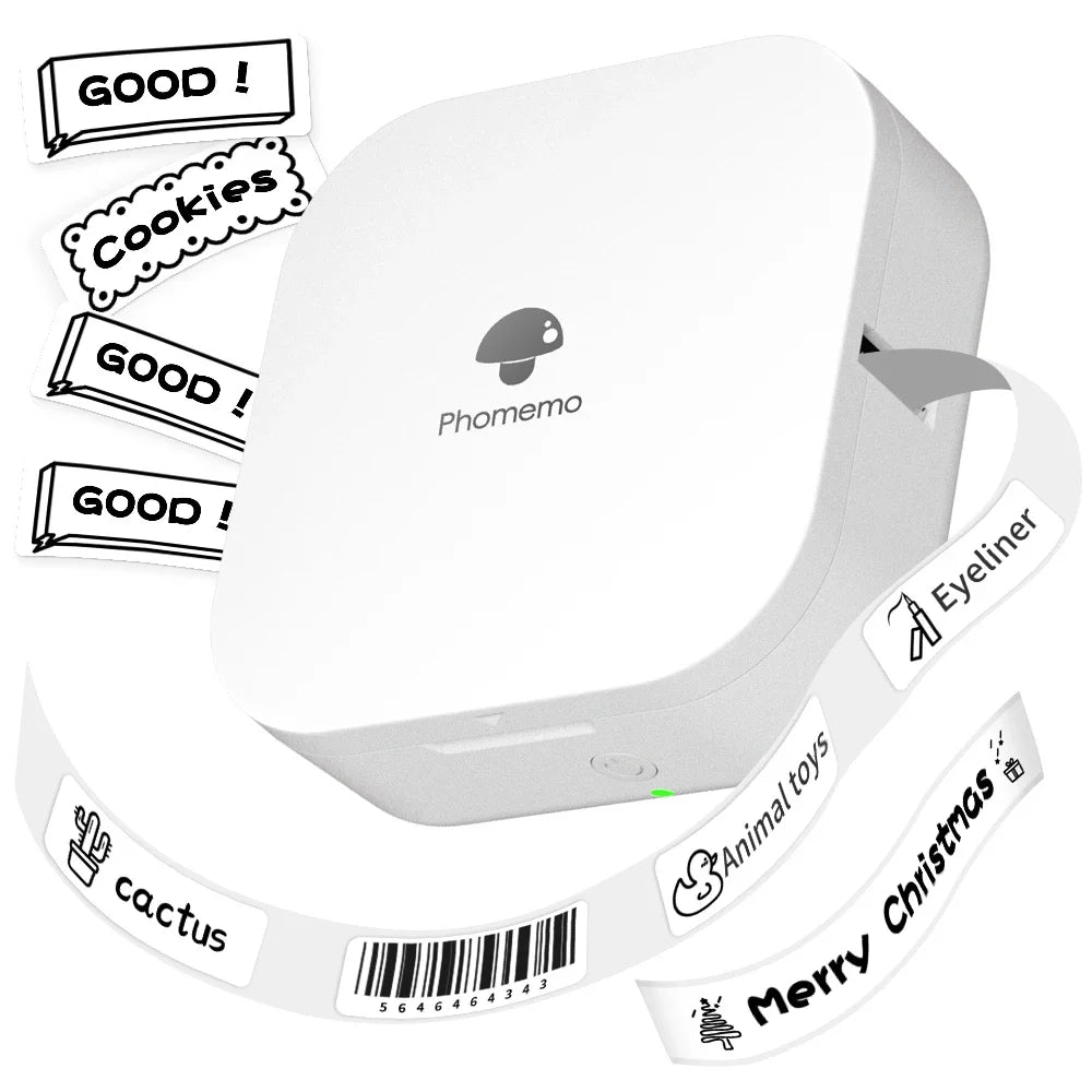PRINTIFY – Wireless Thermal Label Maker with Bluetooth & Portable Ink-Free Printing