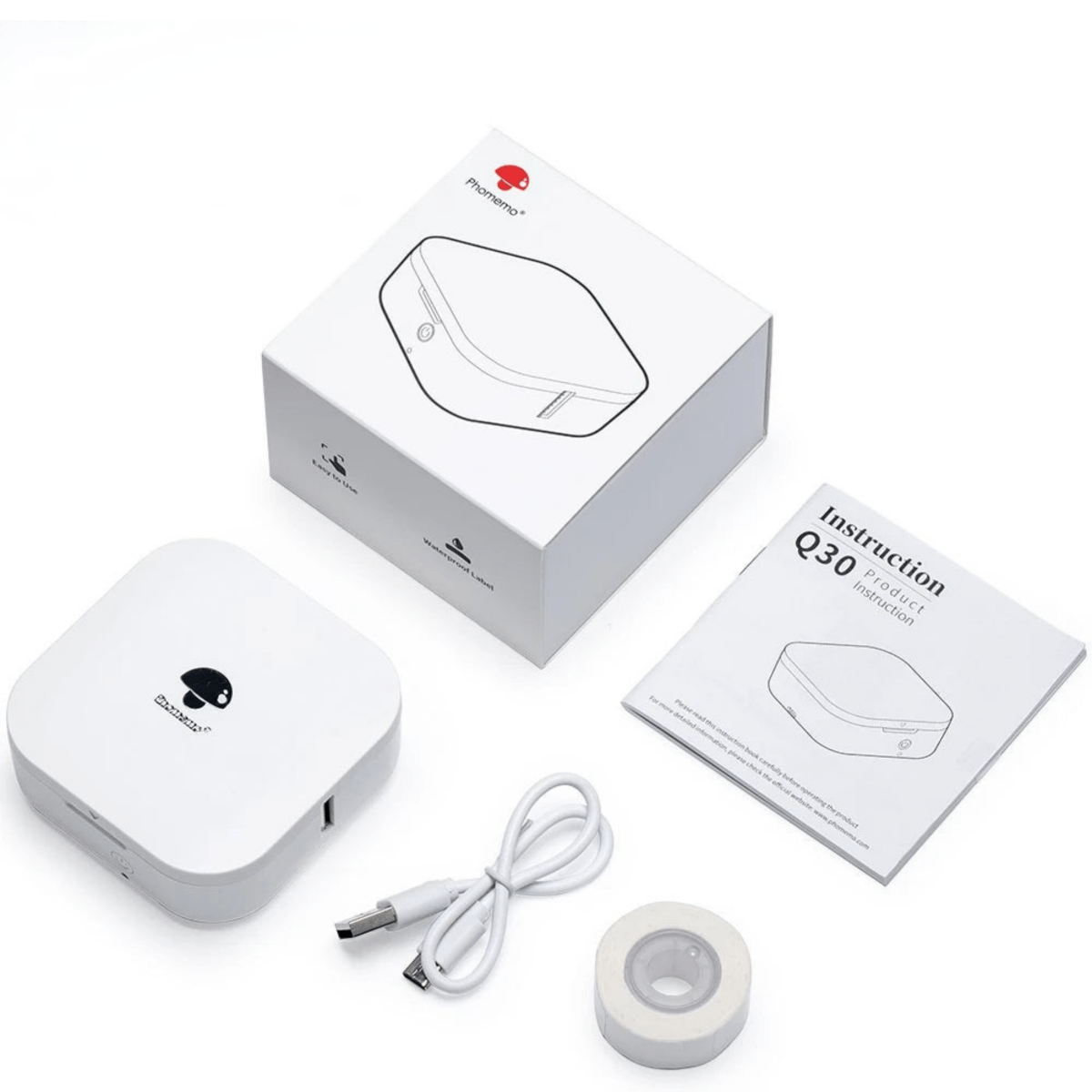 PRINTIFY – Wireless Thermal Label Maker with Bluetooth & Portable Ink-Free Printing