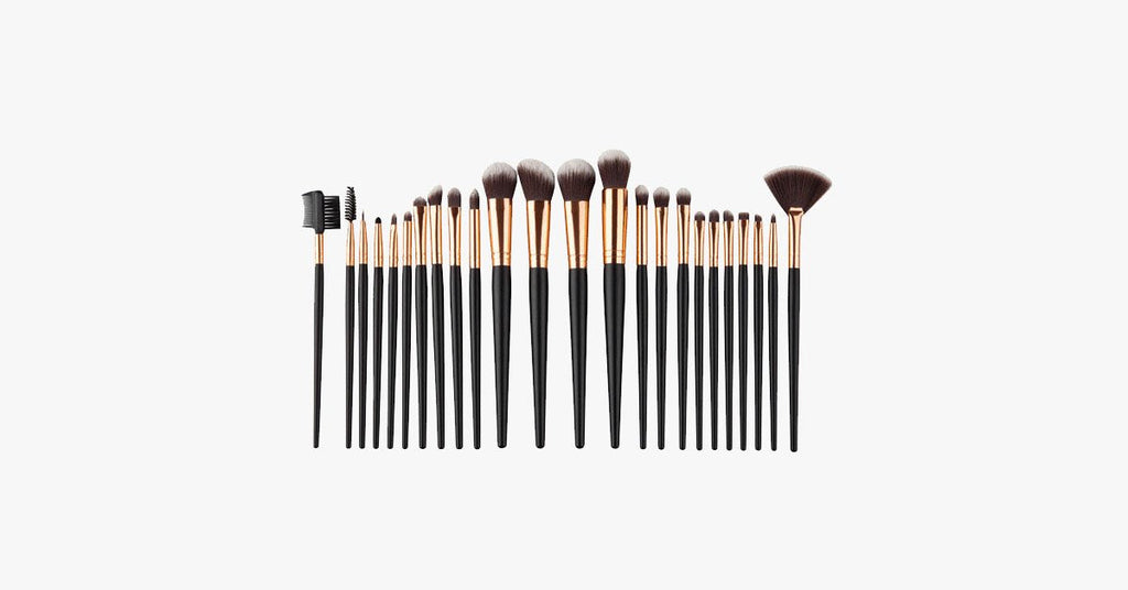 24-piece Pro Black Brush Set