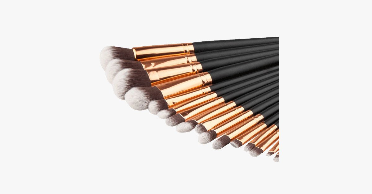 24-piece Pro Black Brush Set