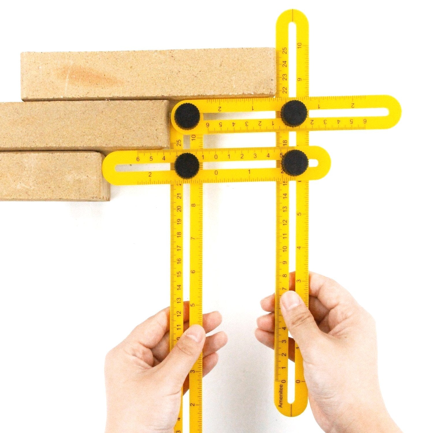 Multi-Functional Four Folding Angle Measuring Tool