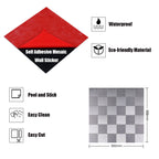 3D Metal Self Adhesive Brick Wall Stickers
