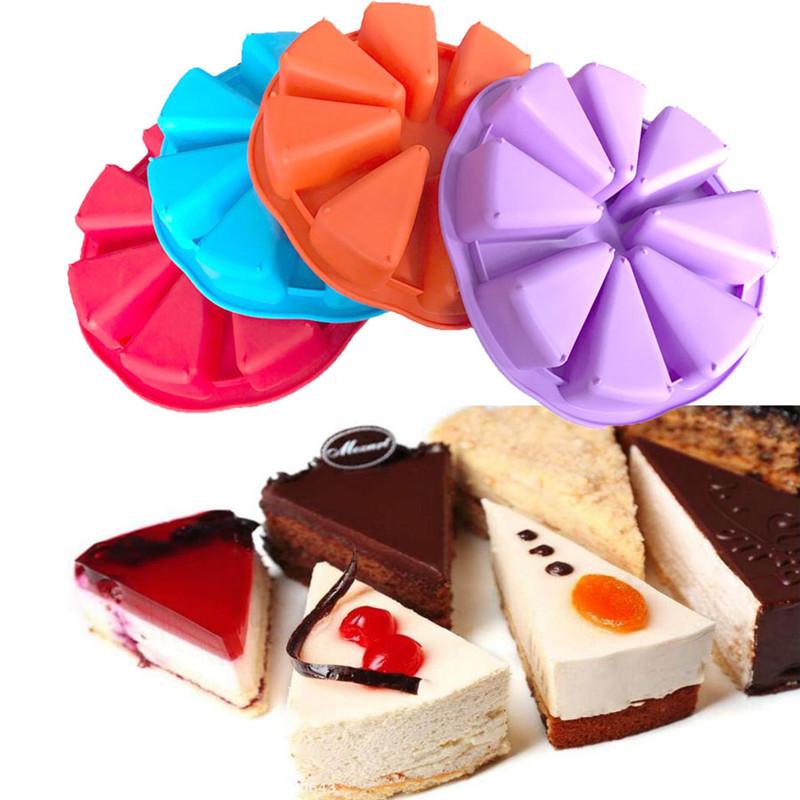 Marther - Individual Cake Slice Silicone Baking Mold