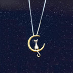 Kat - Moon Swing Necklace