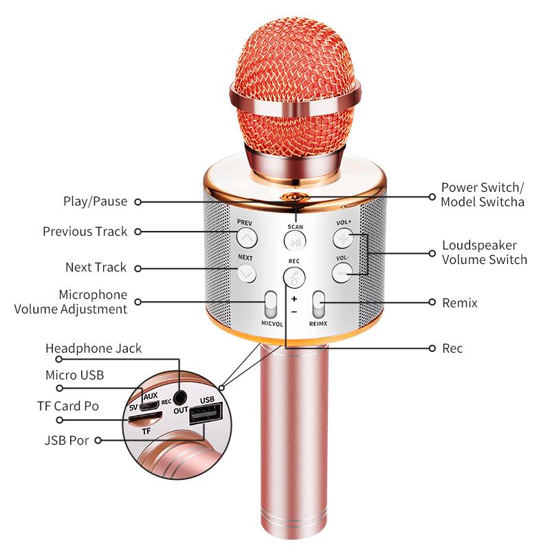 Nolae - Bluetooth Karaoke Microphone