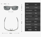 Photochromic Sunglasses with Polarized Lenses