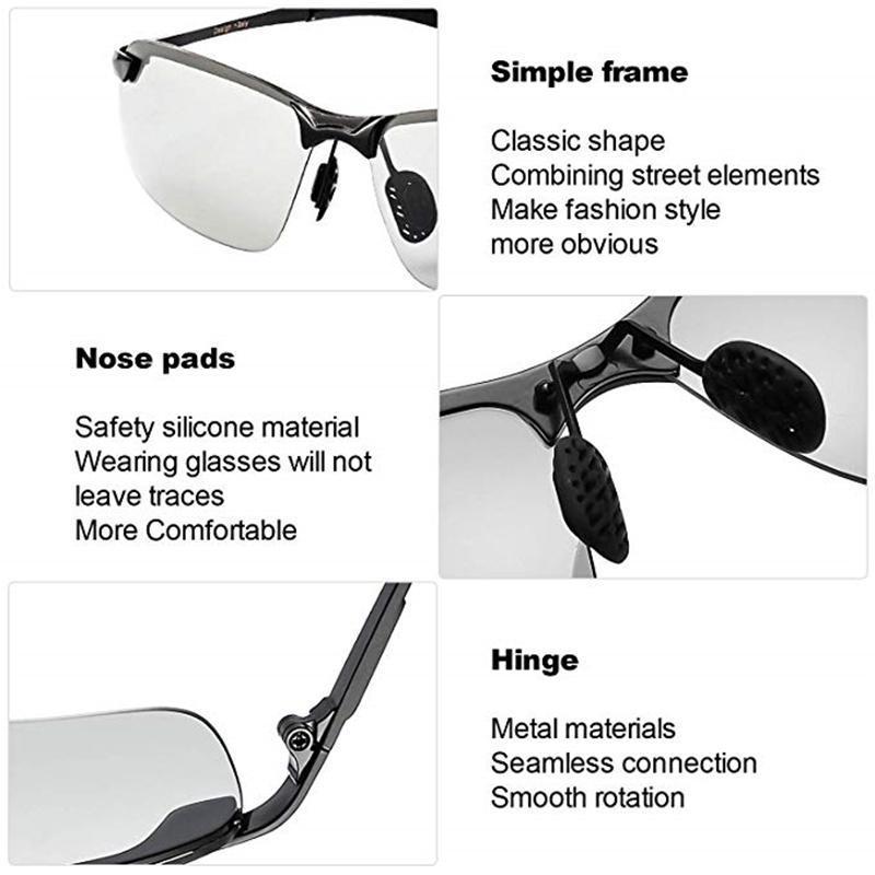 Photochromic Sunglasses with Polarized Lenses
