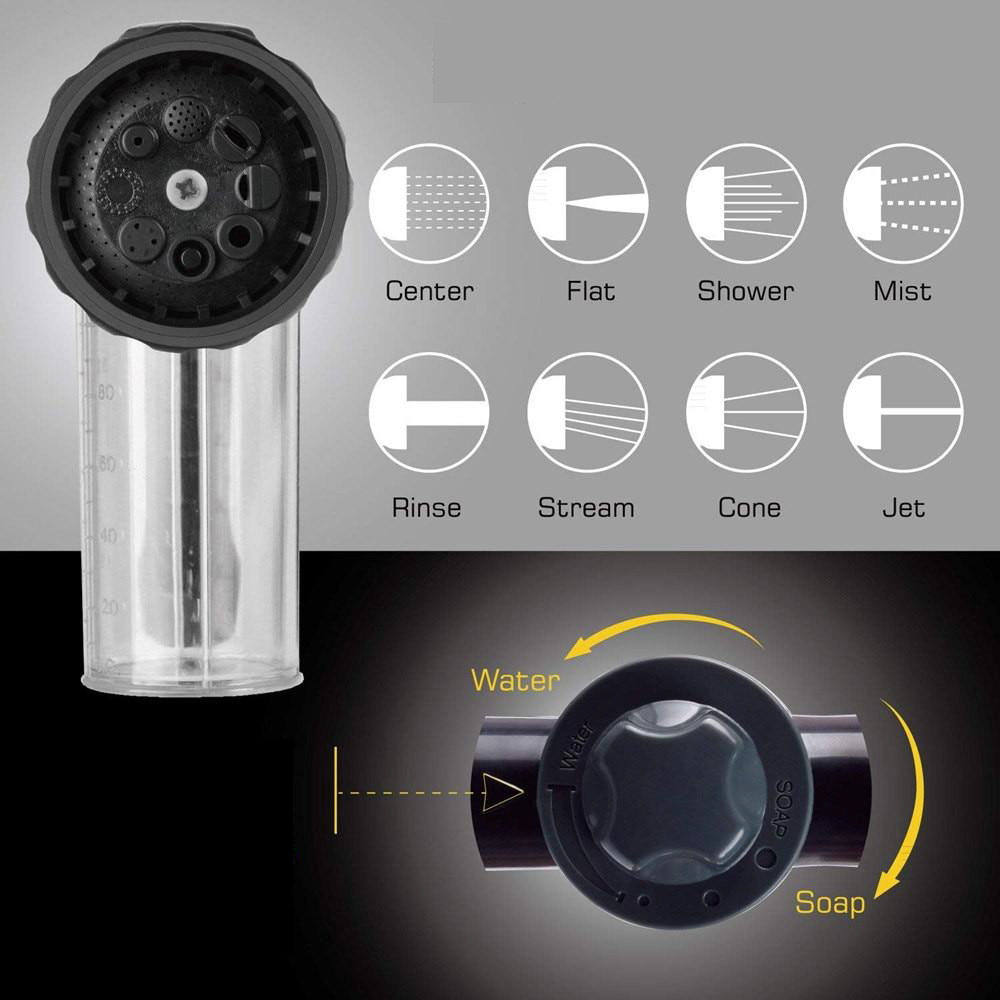 Portable Soap Dispensing High Pressure Hose Connector