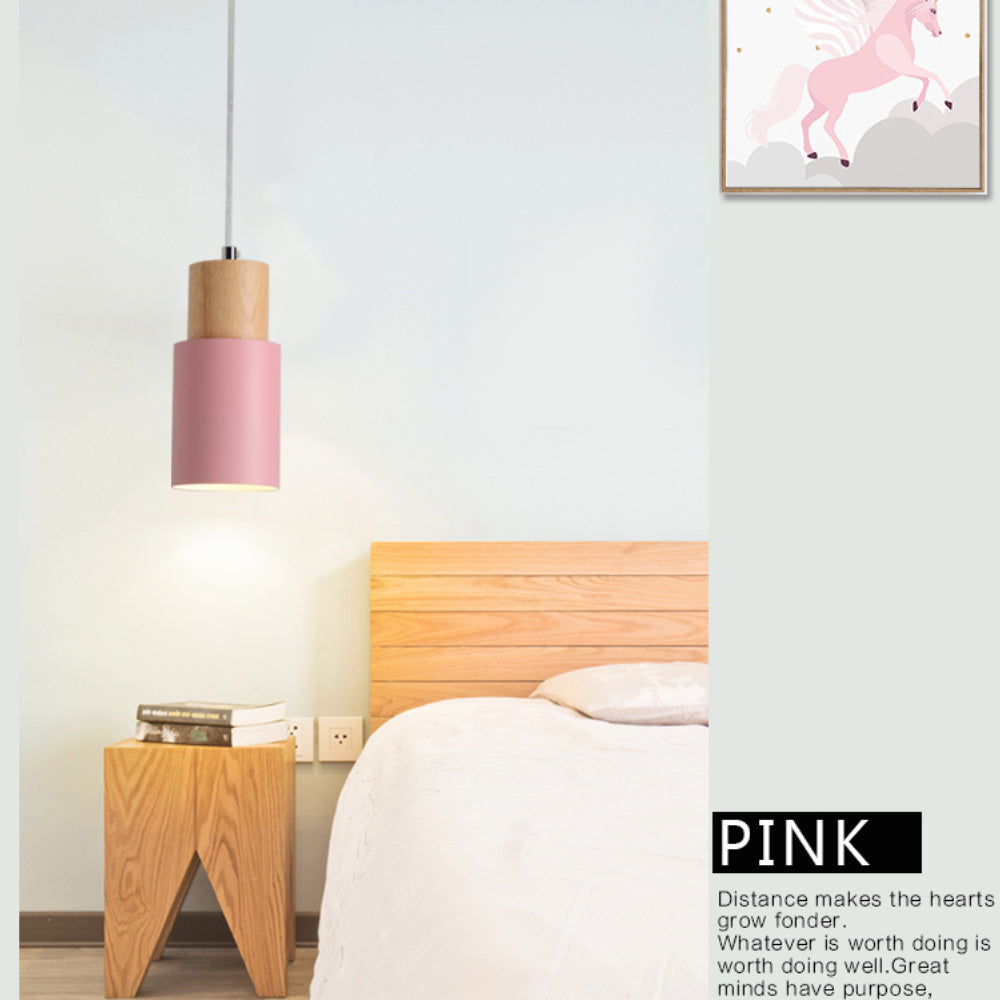 Designer Nordic Wood Base Pendant Lamp