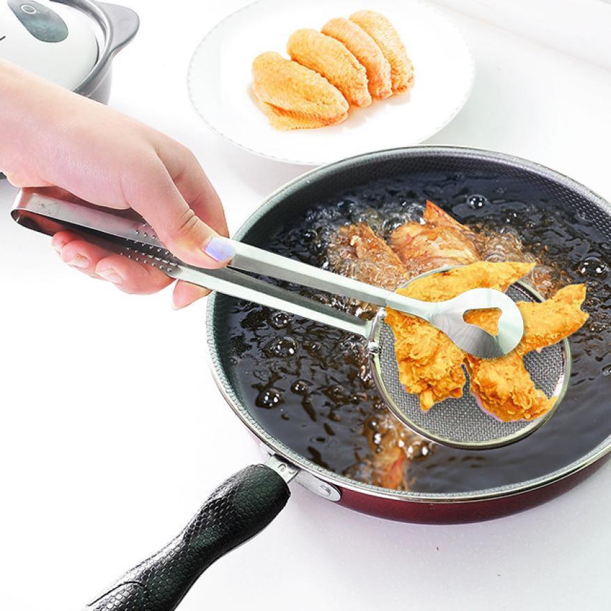 Stainless Steel Professional Wire Skimmer with Spatula