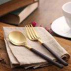 Hemingway Black/Gold Silverware