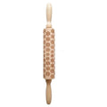 Hand-engraved rolling pin for perfect baked goods