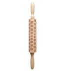 Hand-engraved rolling pin for perfect baked goods