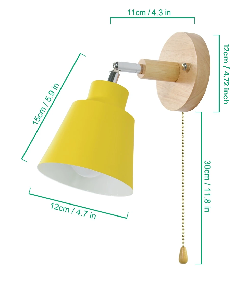 Soleil - Dimmable Soleil Wall Light with Pull Switch