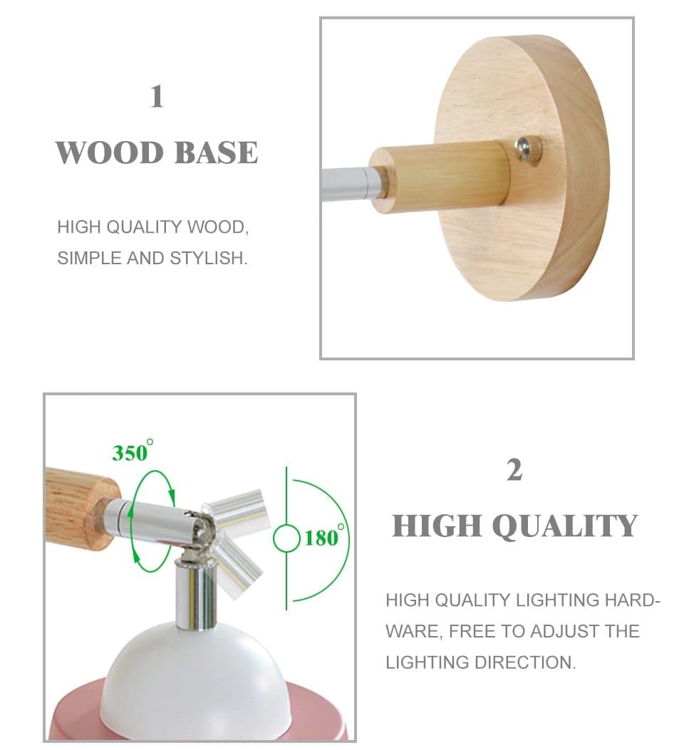 Rotatable Collin Wall Light with Pull Chain Switch