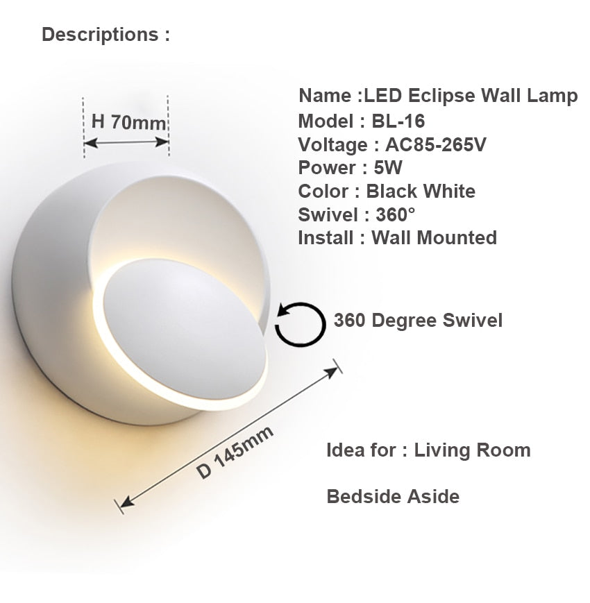 LED Wall Light 360