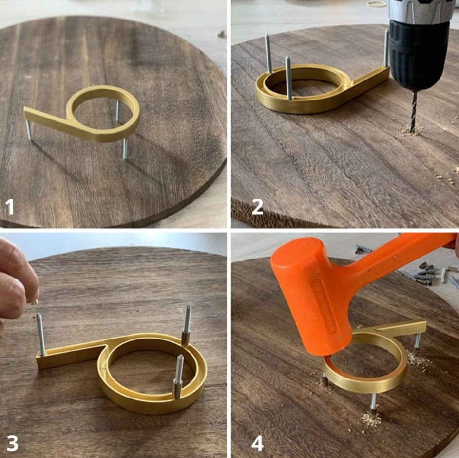 Gold Modern House Numbers