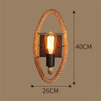 Vintage Rope Wall Light