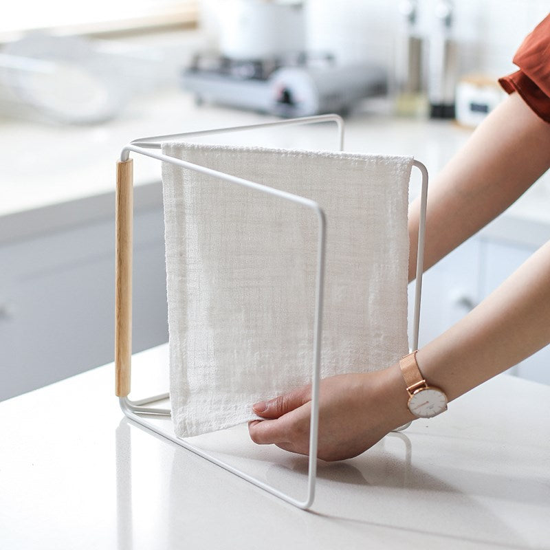 Modern kitchen towel holder