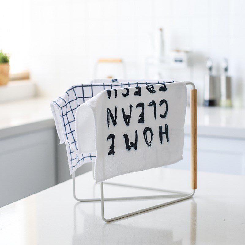 Modern kitchen towel holder