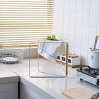 Modern kitchen towel holder