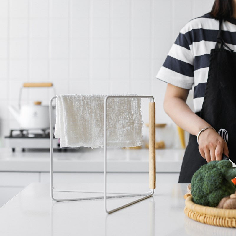 Modern kitchen towel holder