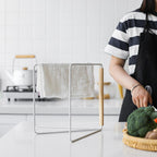Modern kitchen towel holder