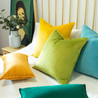 VelvetLuxe – Elegant velvet cushion cover with refined details