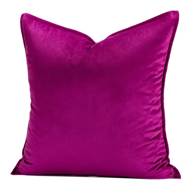 VelvetLuxe – Elegant velvet cushion cover with refined details