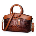 Leather Crocodile Bag – with handcrafted details