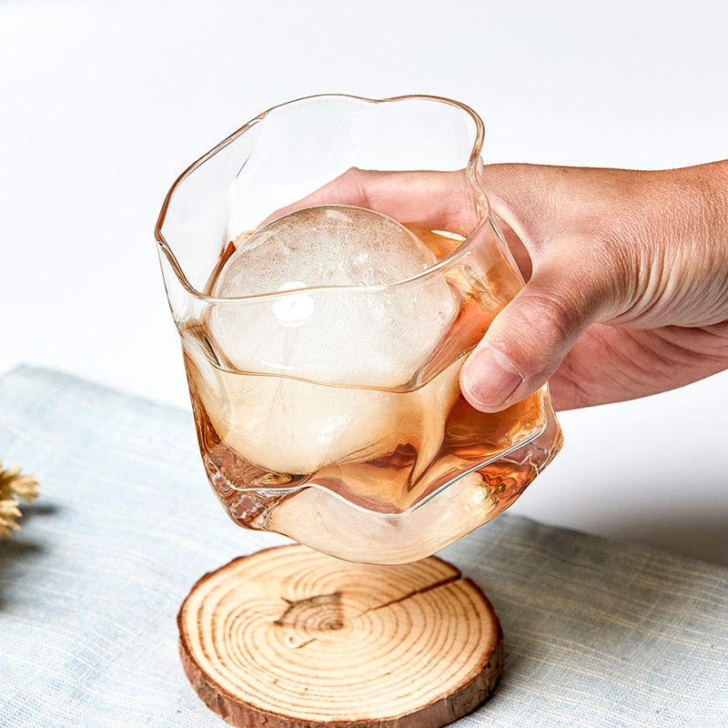 Distorted Texture Whisky Glass Set