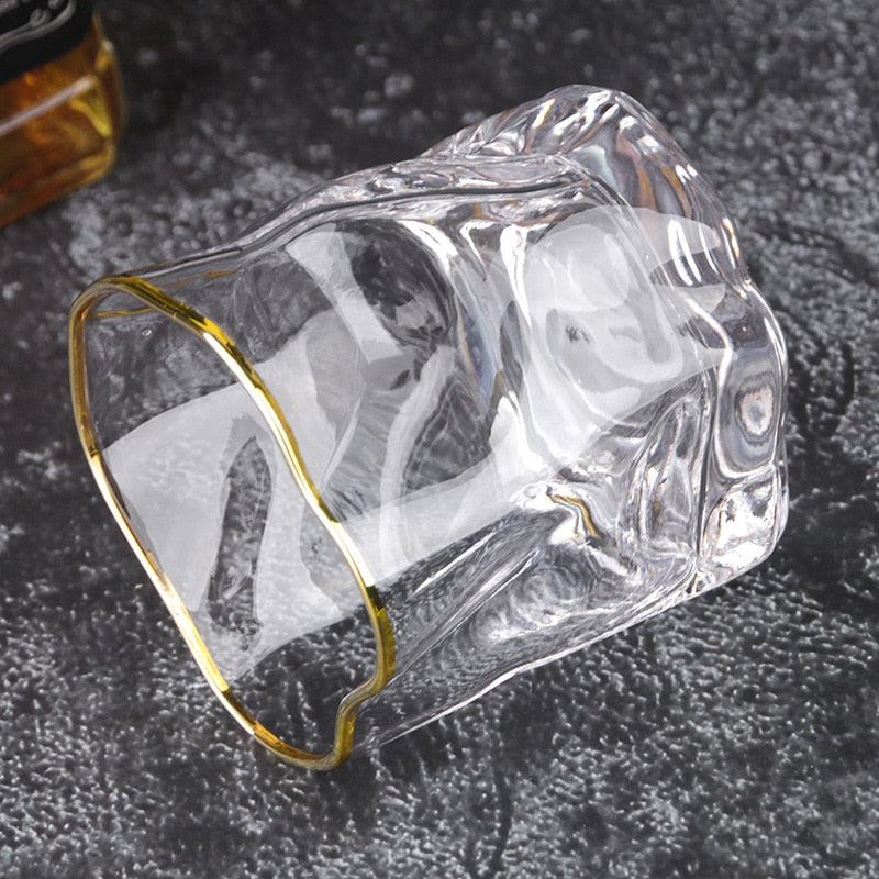 Distorted Texture Whisky Glass Set