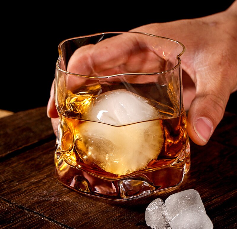 Distorted Texture Whisky Glass Set
