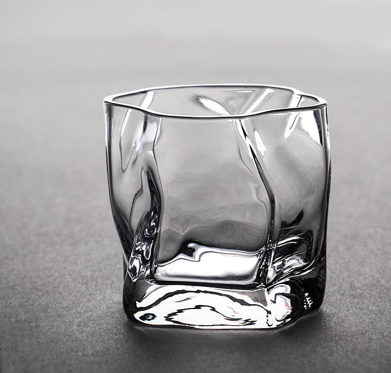Distorted Texture Whisky Glass Set