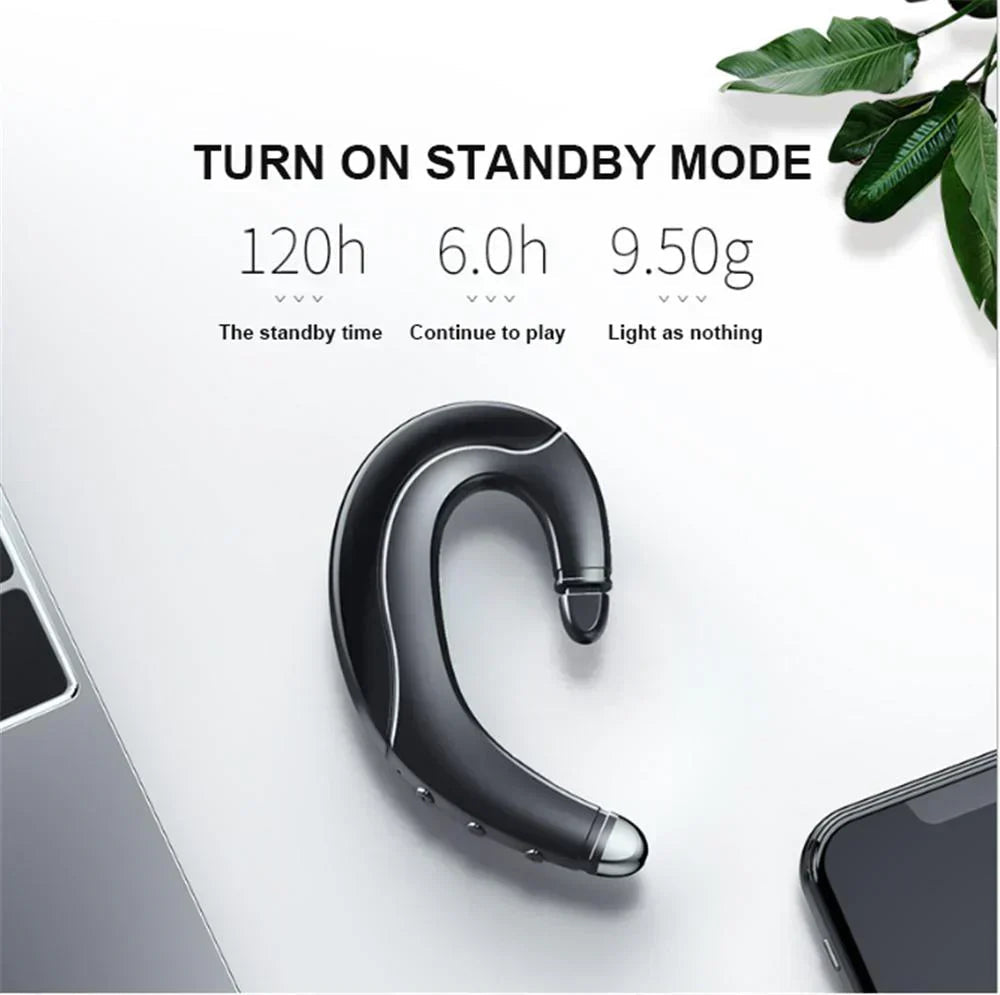 Wireless Open-Ear Headset "AirTone" with Bone Conduction and Bluetooth