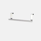 Towel holder made of stainless steel for cabinet doors