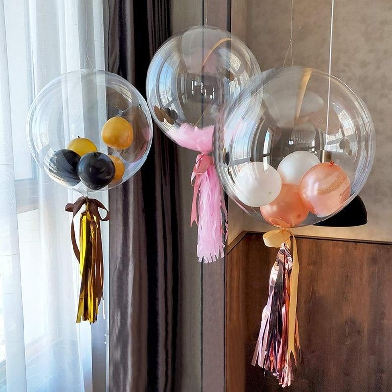 Transparent Bobo Bubble Balloons (10PCS)