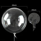 Transparent Bobo Bubble Balloons (10PCS)