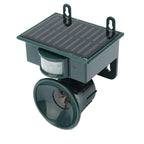 Bird deterrent and scarecrow with motion sensor for outdoor use