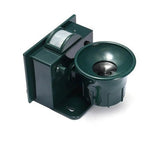 Bird deterrent and scarecrow with motion sensor for outdoor use