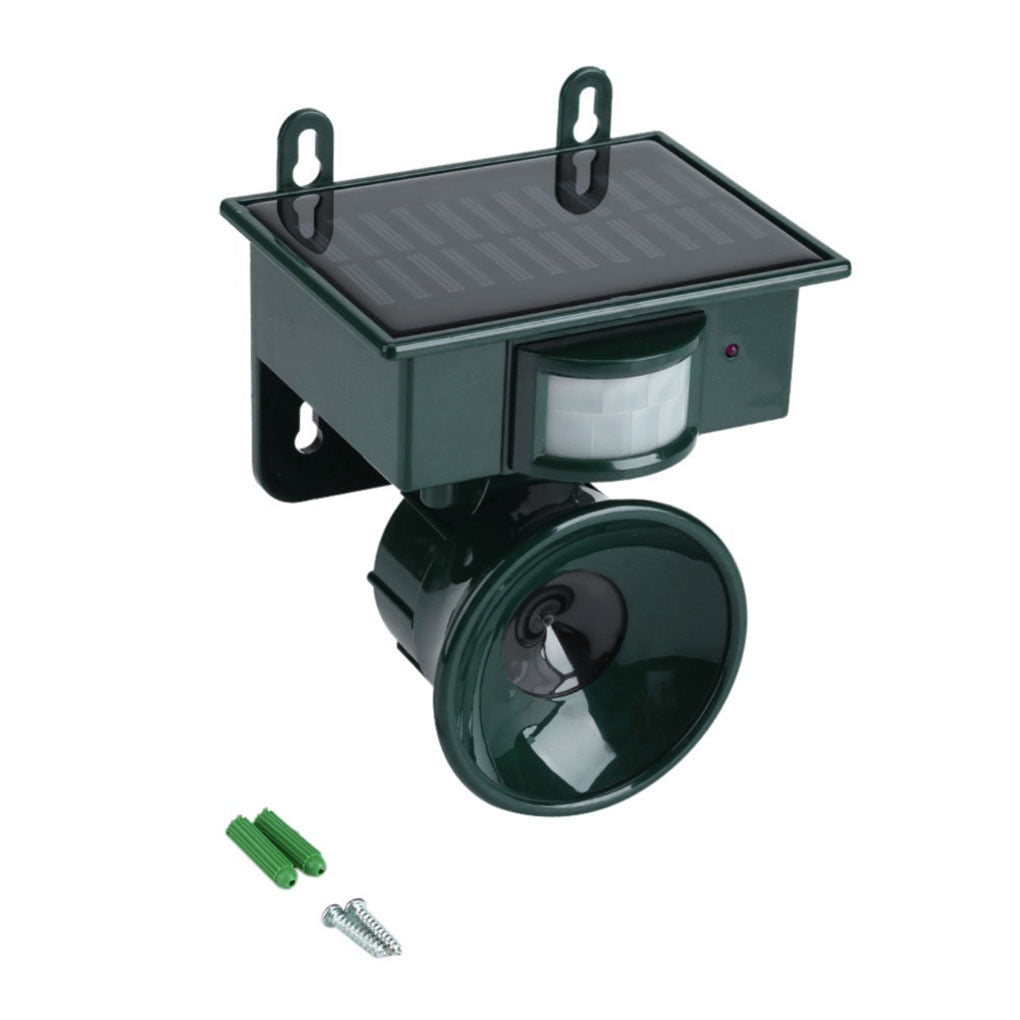 TerraGuard – Weatherproof Solar Bird Repeller with PIR Motion Sensor & Natural Sound Deterrent