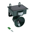 Bird deterrent and scarecrow with motion sensor for outdoor use