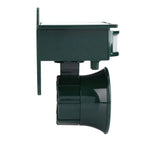 Bird deterrent and scarecrow with motion sensor for outdoor use