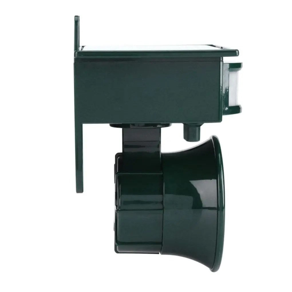 Bird deterrent and scarecrow with motion sensor for outdoor use